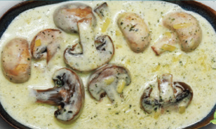 Garlic Mushrooms (V)